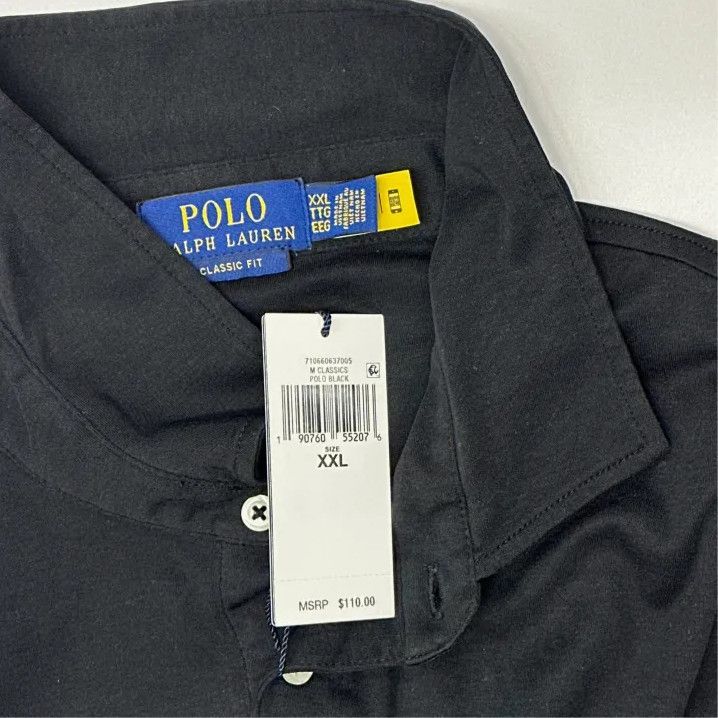 Polo Ralph Lauren Polo Ralph Lauren Classic Solid Pony Embroidery Short Sleeve Polo Size US XXL / EU 58 / 5 - 2 Thumbnail