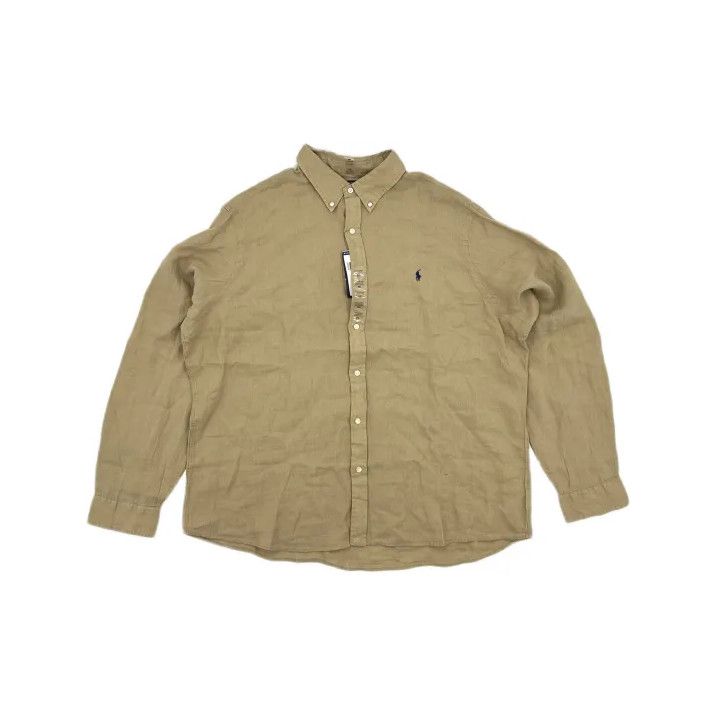 Polo Ralph Lauren Polo Ralph Lauren Linen Collar Long-Sleeve Shirt Size US XXL / EU 58 / 5 - 2 Thumbnail