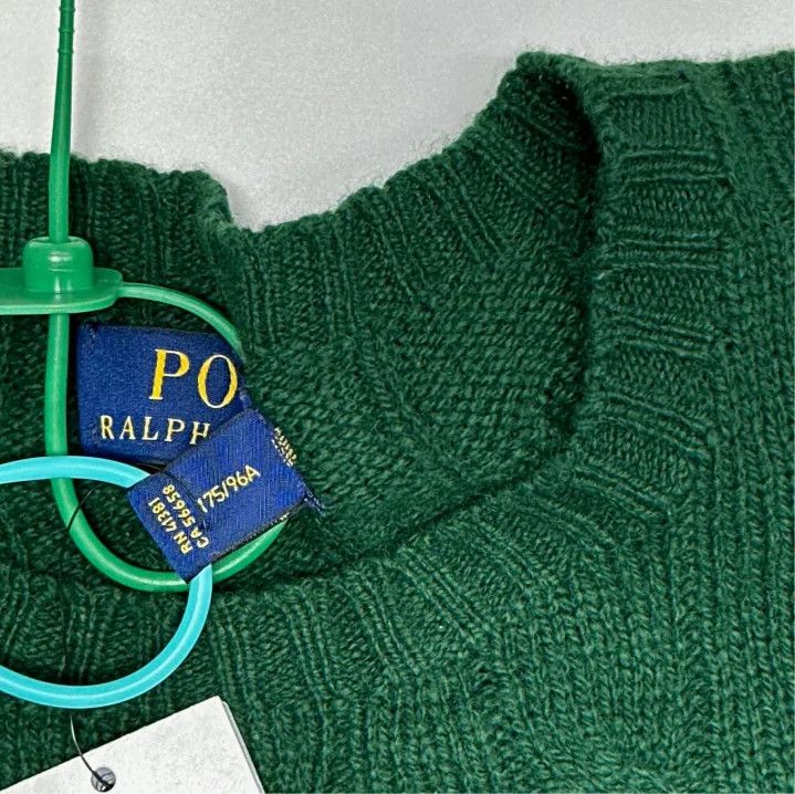 Polo Ralph Lauren Polo Ralph Lauren Men's Green Pony Embroidered Crewneck Sweater Size US M / EU 48-50 / 2 - 3 Thumbnail