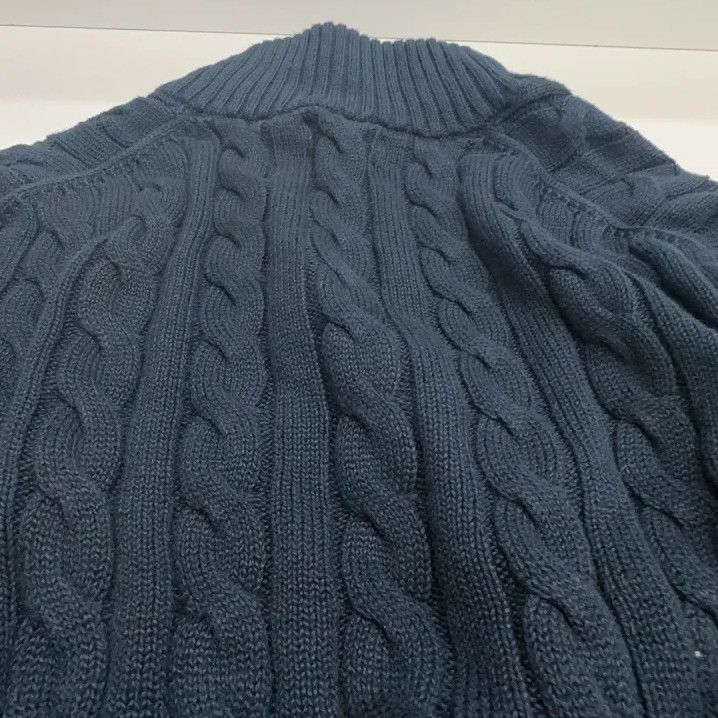 Polo Ralph Lauren Polo Ralph Lauren FW22 Cable Knit Logo Sweater Size US XXL / EU 58 / 5 - 4 Thumbnail