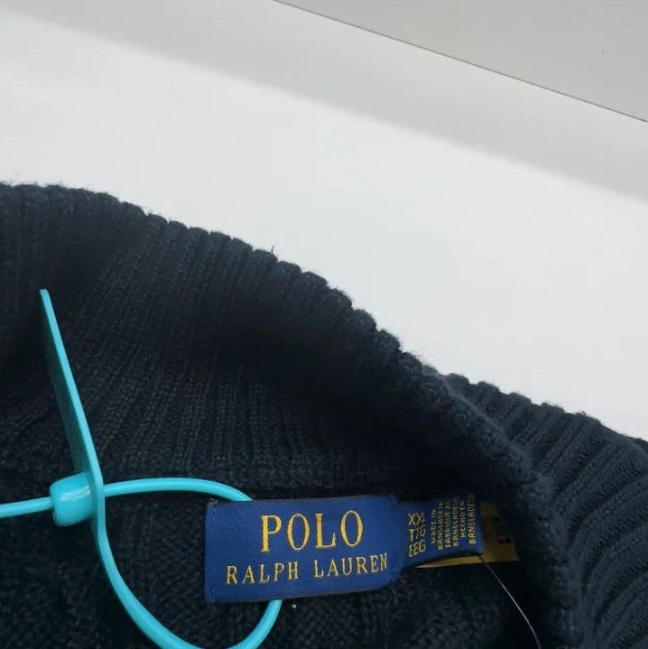 Polo Ralph Lauren Polo Ralph Lauren FW22 Cable Knit Logo Sweater Size US XXL / EU 58 / 5 - 2 Thumbnail