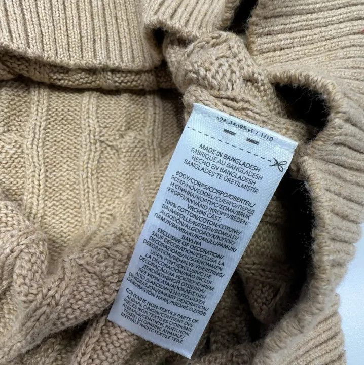 Polo Ralph Lauren Polo Ralph Lauren FW22 Cable Knit Half-Zip Sweater Size US XL / EU 56 / 4 - 4 Thumbnail