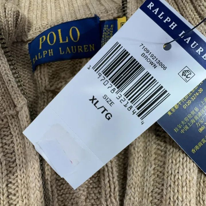 Polo Ralph Lauren Polo Ralph Lauren FW22 Cable Knit Half-Zip Sweater Size US XL / EU 56 / 4 - 6 Thumbnail