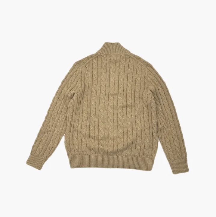 Polo Ralph Lauren Polo Ralph Lauren FW22 Cable Knit Half-Zip Sweater Size US XL / EU 56 / 4 - 3 Thumbnail