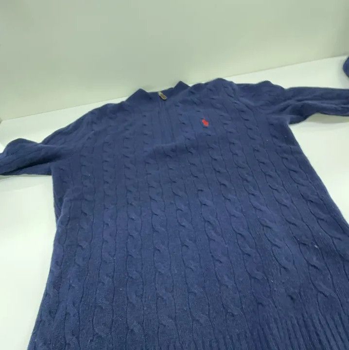 Polo Ralph Lauren Polo Ralph Lauren Men's Solid Pony Embroidered Half-Zip Sweater Size US M / EU 48-50 / 2 - 10 Thumbnail