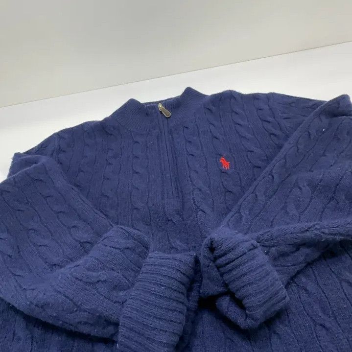 Polo Ralph Lauren Polo Ralph Lauren Men's Solid Pony Embroidered Half-Zip Sweater Size US M / EU 48-50 / 2 - 14 Thumbnail