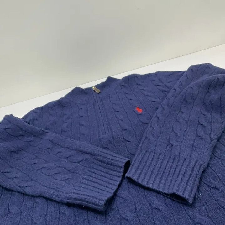Polo Ralph Lauren Polo Ralph Lauren Men's Solid Pony Embroidered Half-Zip Sweater Size US M / EU 48-50 / 2 - 13 Thumbnail