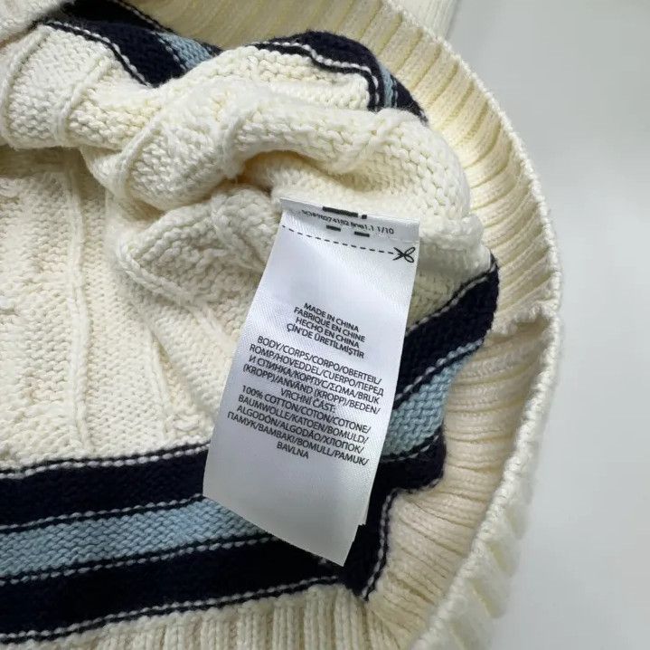 Polo Ralph Lauren Polo Ralph Lauren Striped V-Neck Long-Sleeve Knit Sweater Size US XL / EU 56 / 4 - 6 Thumbnail