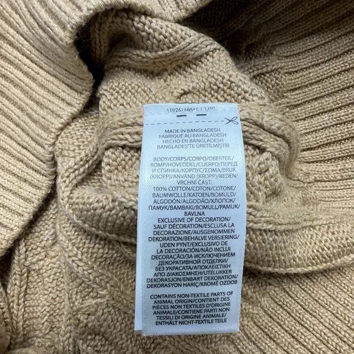 Polo Ralph Lauren Polo Ralph Lauren FW22 Cable Knit Half-Zip Sweater Size US XL / EU 56 / 4 - 4 Thumbnail