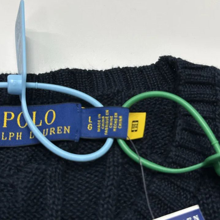 Polo Ralph Lauren Polo Ralph Lauren Men's Cable Knit Crewneck Sweater Size US L / EU 52-54 / 3 - 2 Thumbnail