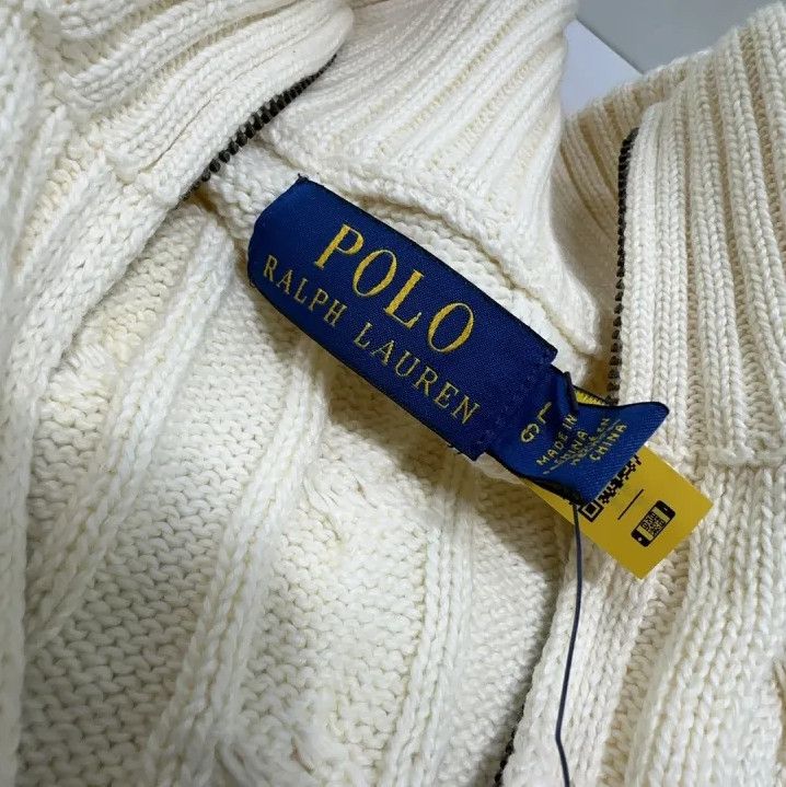 Polo Ralph Lauren Polo Ralph Lauren Solid Horse Embroidered Long-Sleeve Knit Size US L / EU 52-54 / 3 - 5 Thumbnail