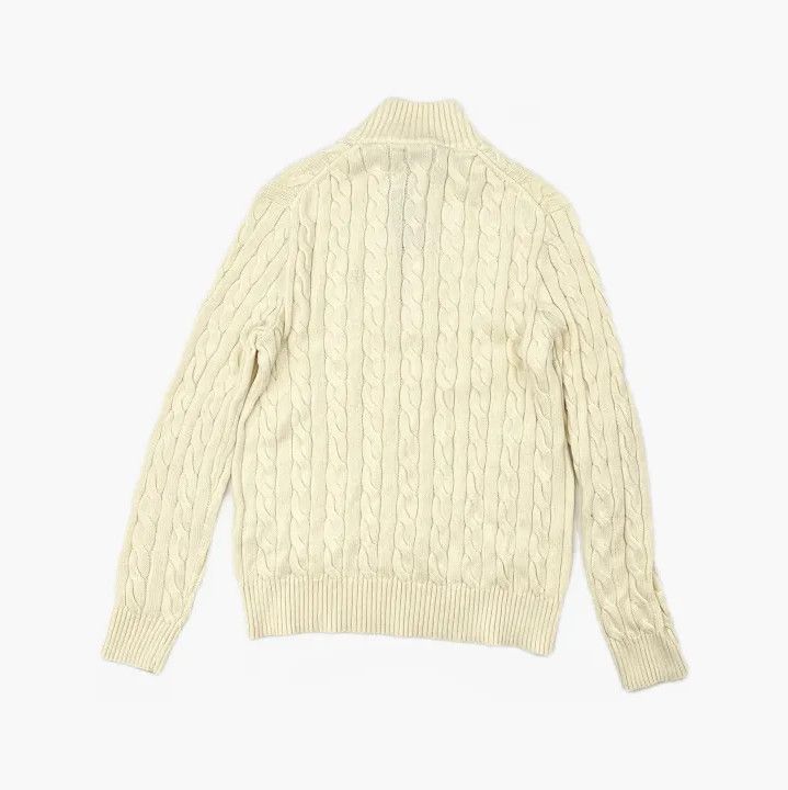 Polo Ralph Lauren Polo Ralph Lauren Solid Horse Embroidered Long-Sleeve Knit Size US L / EU 52-54 / 3 - 3 Thumbnail