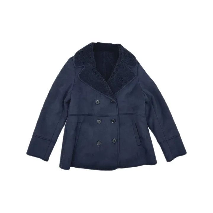 Polo Ralph Lauren Polo Ralph Lauren Solid Double-Breasted Coat Size US L / EU 52-54 / 3 - 2 Thumbnail