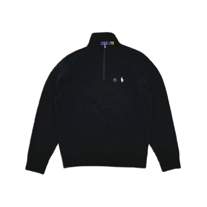 Polo Ralph Lauren Polo Ralph Lauren Men's Stand-Collar Zip Sweatshirt Size US M / EU 48-50 / 2 - 2 Thumbnail