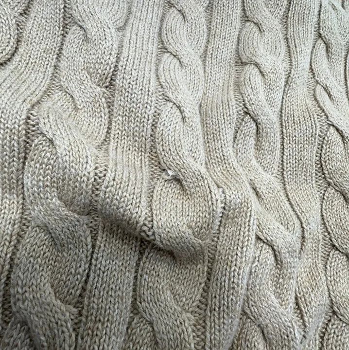 Polo Ralph Lauren Polo Ralph Lauren FW22 Solid Cable-Knit Half-Zip Sweater Size US L / EU 52-54 / 3 - 7 Thumbnail