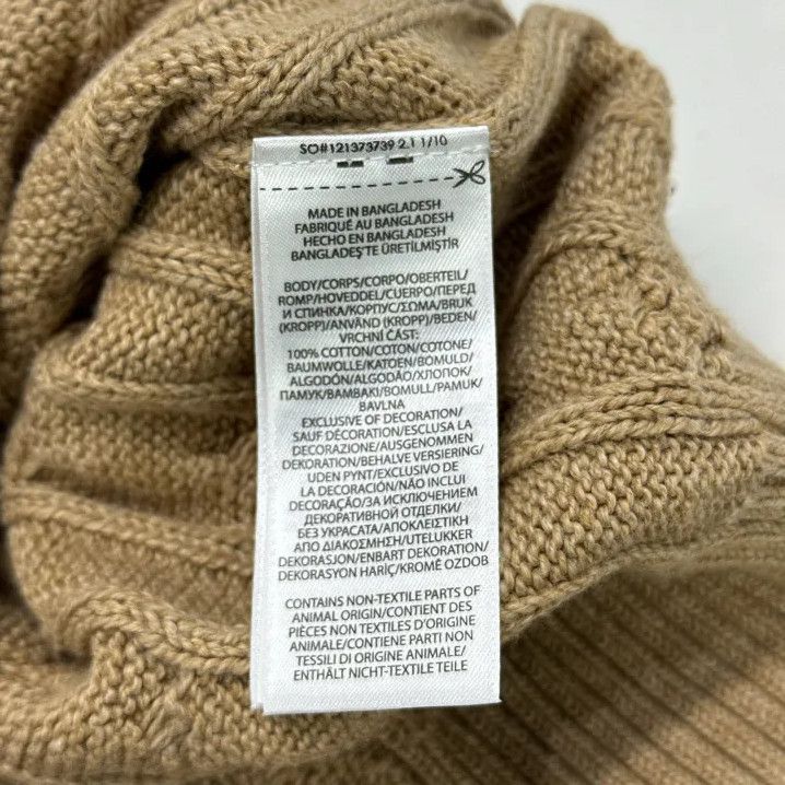 Polo Ralph Lauren Polo Ralph Lauren FW22 Solid Cable-Knit Half-Zip Sweater Size US L / EU 52-54 / 3 - 6 Thumbnail