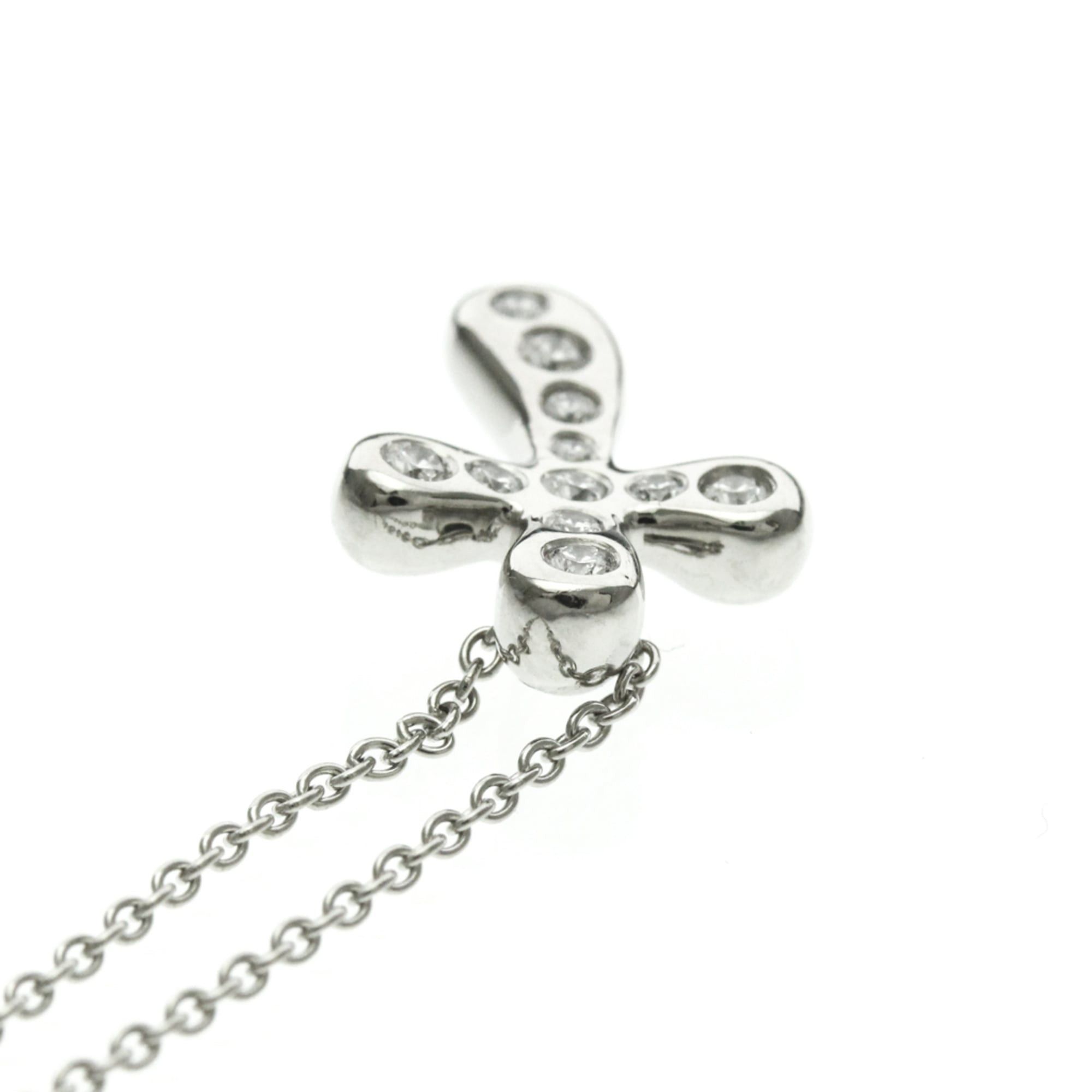 Tiffany & Co. Tiffany Cross Diamond Necklace Platinum Diamond Men,Women Fashion Pendant Necklace Size ONE SIZE - 6 Thumbnail