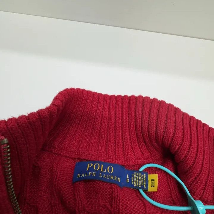 Polo Ralph Lauren Polo Ralph Lauren Cable Knit Logo Long-Sleeve Sweater Size US L / EU 52-54 / 3 - 2 Thumbnail