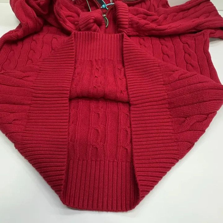 Polo Ralph Lauren Polo Ralph Lauren Cable Knit Logo Long-Sleeve Sweater Size US L / EU 52-54 / 3 - 6 Thumbnail