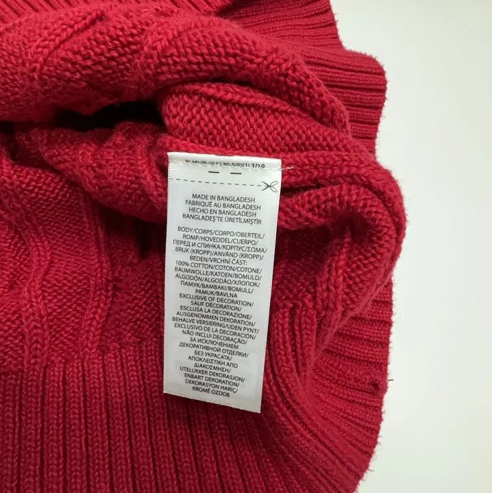 Polo Ralph Lauren Polo Ralph Lauren Cable Knit Logo Long-Sleeve Sweater Size US L / EU 52-54 / 3 - 3 Thumbnail