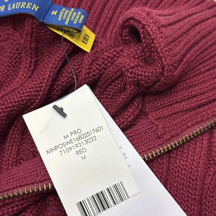 Polo Ralph Lauren Polo Ralph Lauren Solid Horse Embroidered Half-Zip Sweater Size US M / EU 48-50 / 2 - 3 Thumbnail