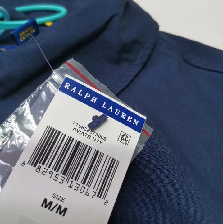 Polo Ralph Lauren Polo Ralph Lauren Men's Solid Collar Zip Jacket Size US M / EU 48-50 / 2 - 2 Thumbnail