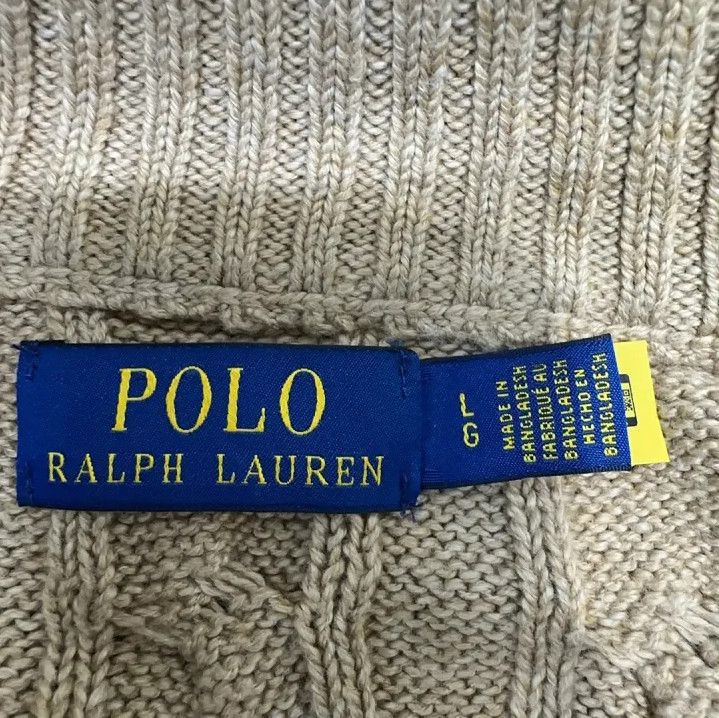 Polo Ralph Lauren Polo Ralph Lauren Men's Half-Zip Cable Knit Sweater Size US L / EU 52-54 / 3 - 4 Thumbnail