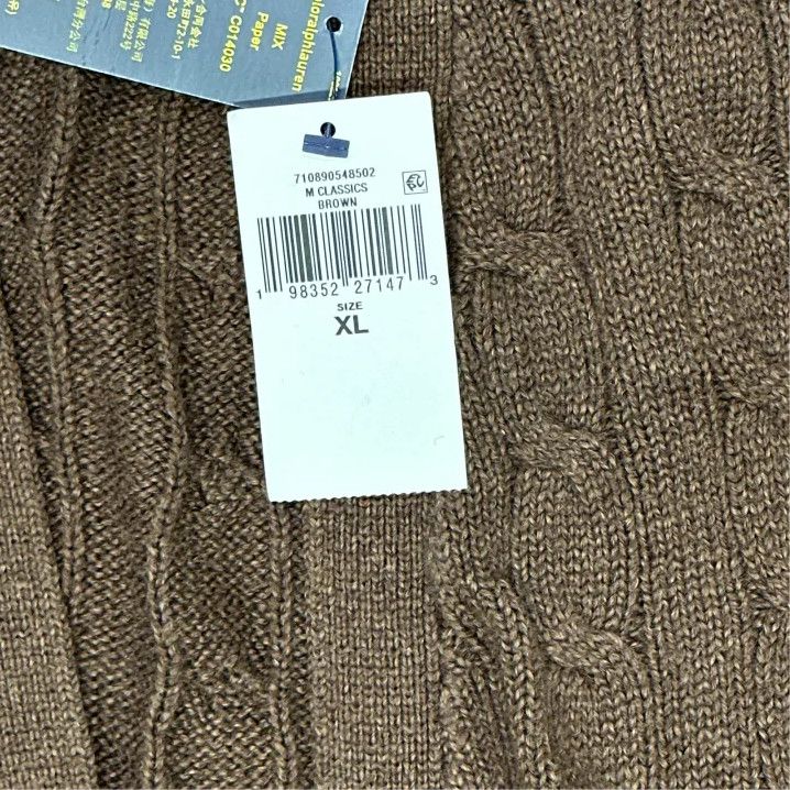 Polo Ralph Lauren Polo Ralph Lauren Men's Solid Cable-Knit Cotton Cardigan Size US XL / EU 56 / 4 - 3 Thumbnail