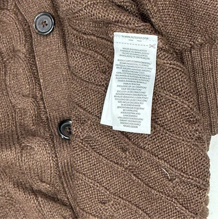 Polo Ralph Lauren Polo Ralph Lauren Men's Solid Cable-Knit Cotton Cardigan Size US XL / EU 56 / 4 - 2 Thumbnail