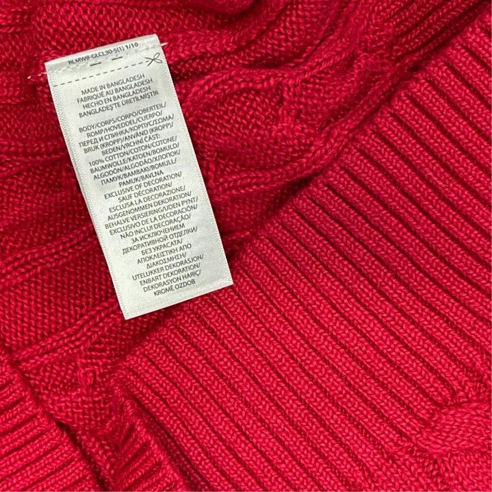 Polo Ralph Lauren Polo Ralph Lauren SS24 Cable Knit Logo Long Sleeve Sweater Size US L / EU 52-54 / 3 - 4 Thumbnail