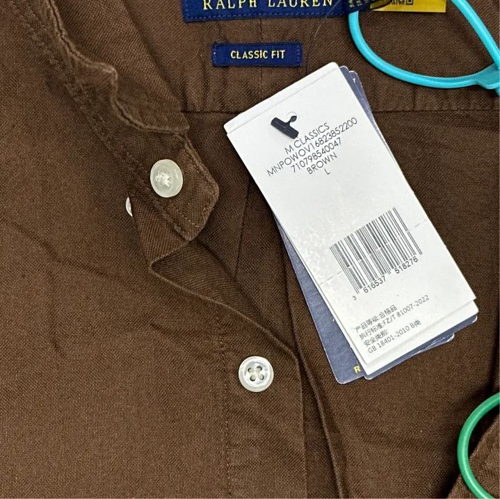 Polo Ralph Lauren Polo Ralph Lauren Logo Solid Long-Sleeve Shirt Size US L / EU 52-54 / 3 - 3 Thumbnail