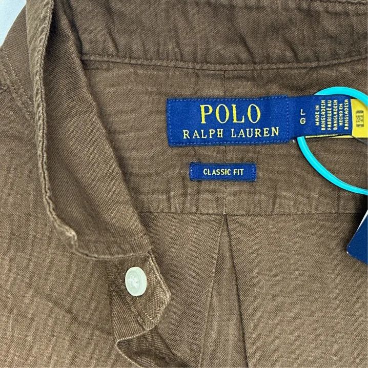 Polo Ralph Lauren Polo Ralph Lauren Logo Solid Long-Sleeve Shirt Size US L / EU 52-54 / 3 - 2 Thumbnail