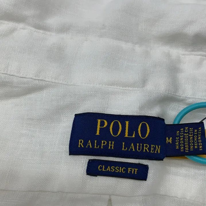 Polo Ralph Lauren Polo Ralph Lauren Relaxed Linen Long-Sleeve Shirt Size US M / EU 48-50 / 2 - 2 Thumbnail