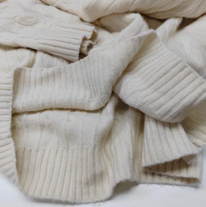 Polo Ralph Lauren Polo Ralph Lauren Cream High-Neck Half-Zip Sweater Size US L / EU 52-54 / 3 - 8 Thumbnail