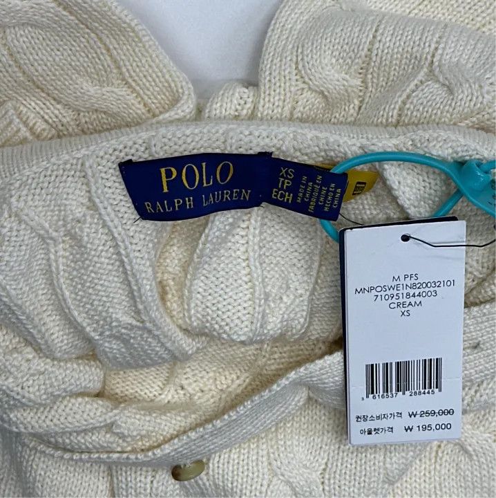 Polo Ralph Lauren Polo Ralph Lauren Cable Knit Logo Embroidered Polo Size US XS / EU 42 / 0 - 2 Thumbnail