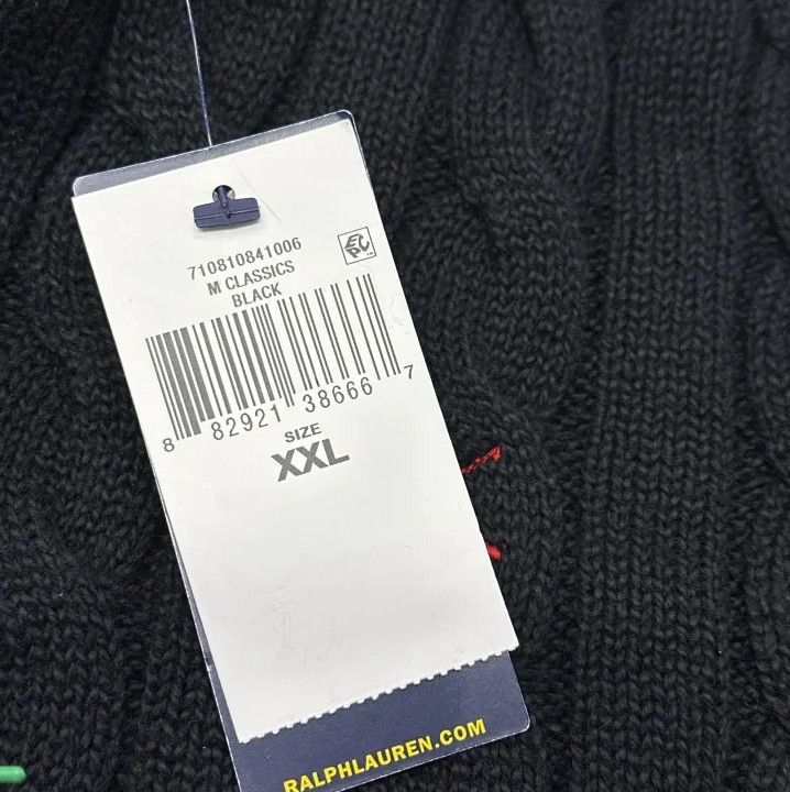 Polo Ralph Lauren Polo Ralph Lauren Pony Embroidered Cable Knit Quarter-Zip Sweater Size US XXL / EU 58 / 5 - 3 Thumbnail
