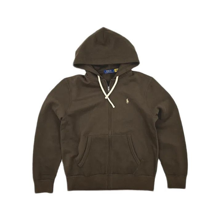 Polo Ralph Lauren Polo Ralph Lauren Solid Zip-Up Hoodie Size US M / EU 48-50 / 2 - 2 Thumbnail