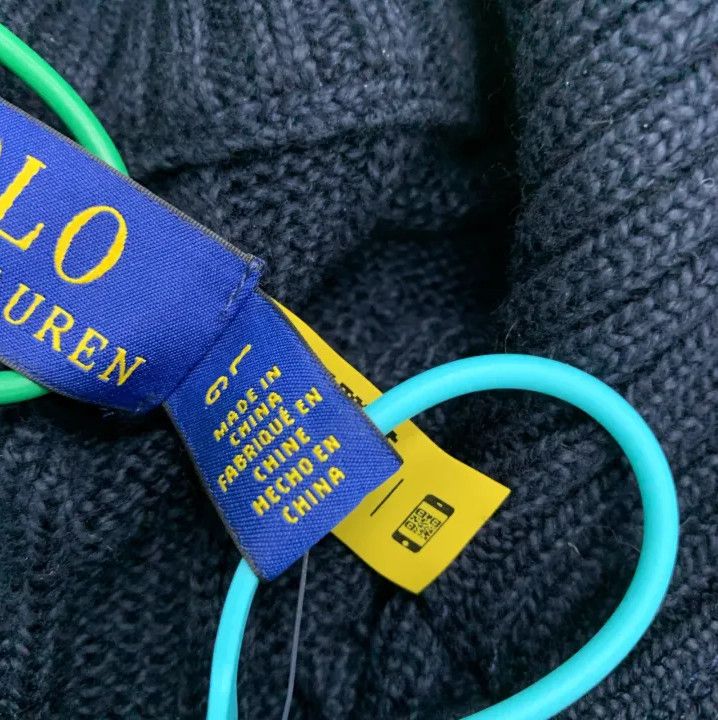 Polo Ralph Lauren Polo Ralph Lauren Solid Half-Zip Knit Sweater Size US L / EU 52-54 / 3 - 3 Thumbnail