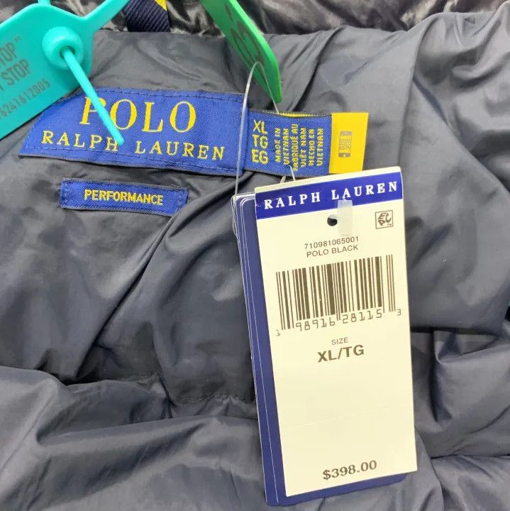 Polo Ralph Lauren Polo Ralph Lauren Men's Black Fitted Down Jacket Size US XL / EU 56 / 4 - 2 Thumbnail