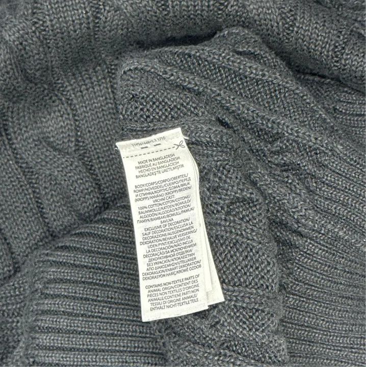 Polo Ralph Lauren Polo Ralph Lauren Cable Knit Quarter-Zip Turtleneck Sweater Size US XL / EU 56 / 4 - 4 Thumbnail