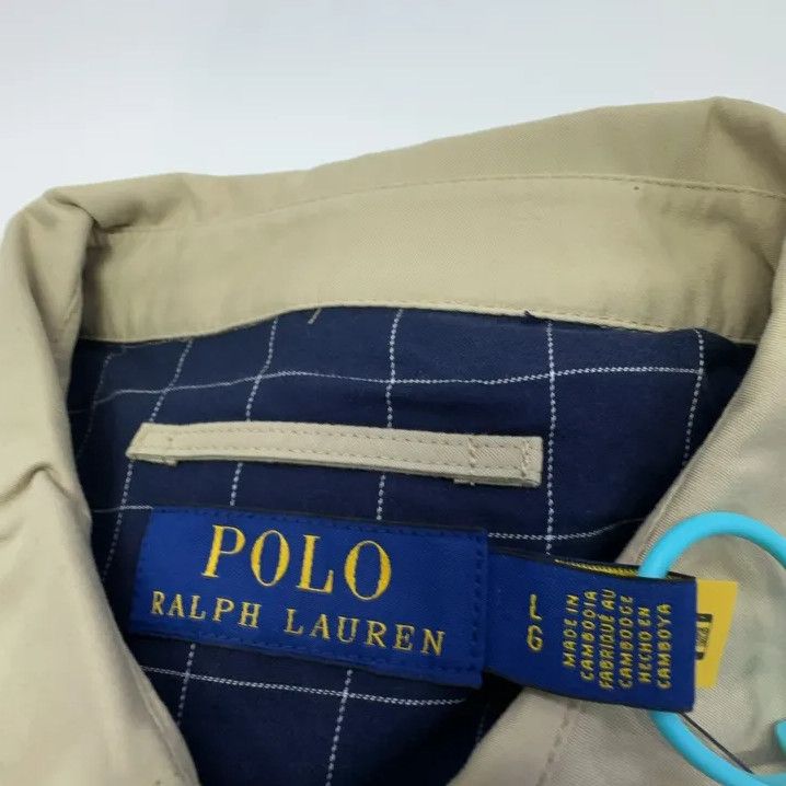 Polo Ralph Lauren Polo Ralph Lauren Khaki Zip Windproof Jacket Size US L / EU 52-54 / 3 - 6 Thumbnail