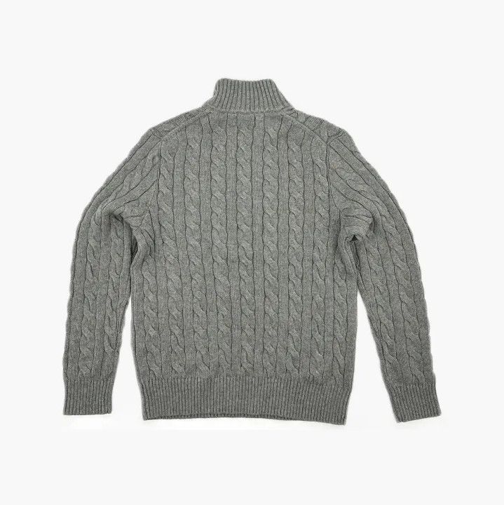 Polo Ralph Lauren Polo Ralph Lauren Pony Embroidered Cable Knit Quarter-Zip Sweater Size US M / EU 48-50 / 2 - 3 Thumbnail