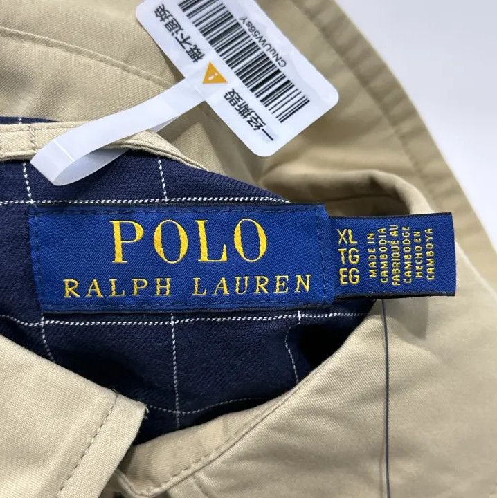 Polo Ralph Lauren Polo Ralph Lauren Men's Beige Lapel Zip Jacket Size US XL / EU 56 / 4 - 5 Thumbnail