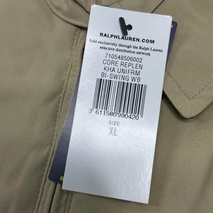 Polo Ralph Lauren Polo Ralph Lauren Men's Beige Lapel Zip Jacket Size US XL / EU 56 / 4 - 4 Thumbnail