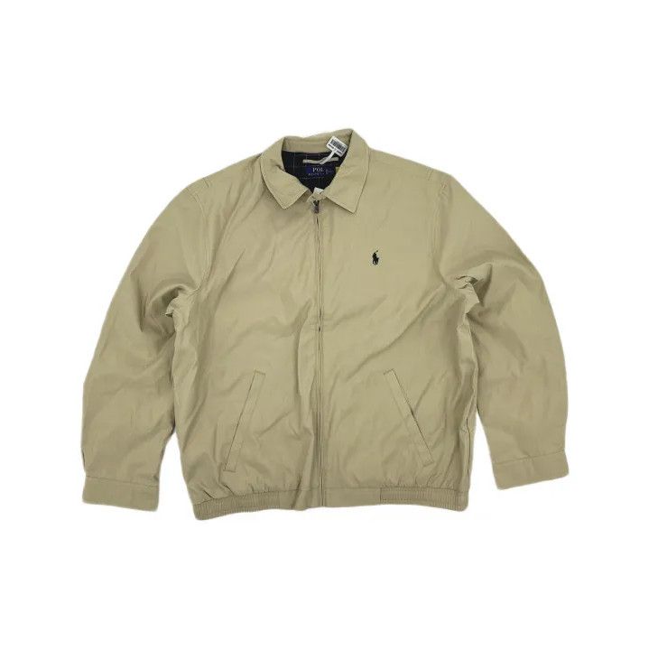 Polo Ralph Lauren Polo Ralph Lauren Men's Beige Lapel Zip Jacket Size US XL / EU 56 / 4 - 2 Thumbnail