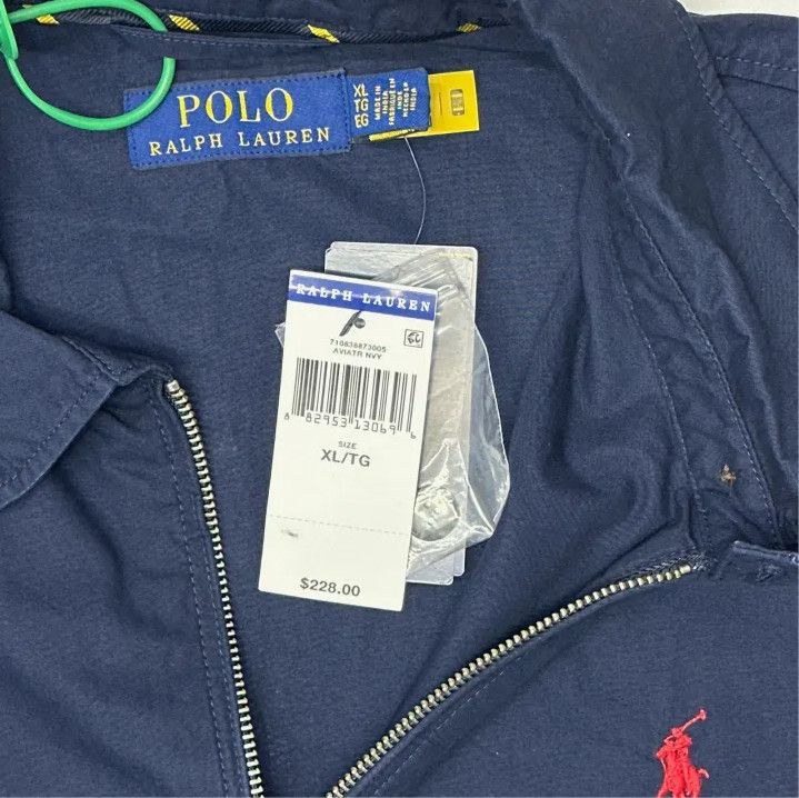 Polo Ralph Lauren Polo Ralph Lauren Men's Solid Lapel Zip Jacket Size US XL / EU 56 / 4 - 2 Thumbnail