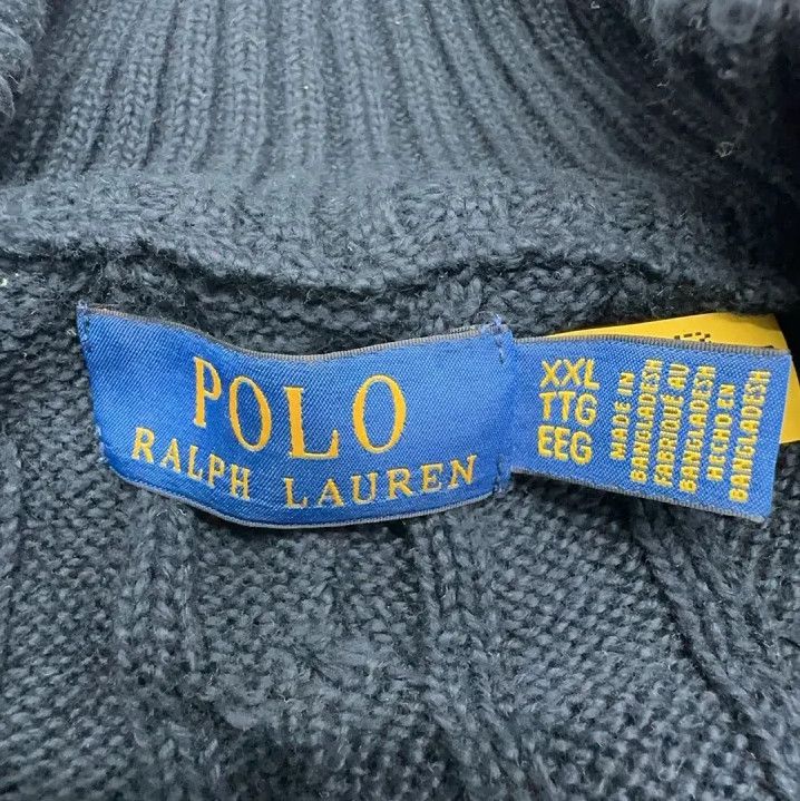 Polo Ralph Lauren Polo Ralph Lauren FW22 Cable Knit Sweater Size US XXL / EU 58 / 5 - 3 Thumbnail