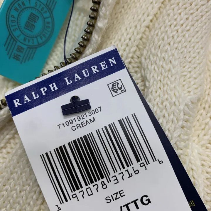 Polo Ralph Lauren Polo Ralph Lauren Men's White Pony Embroidered Knit Sweater Size US XXL / EU 58 / 5 - 2 Thumbnail