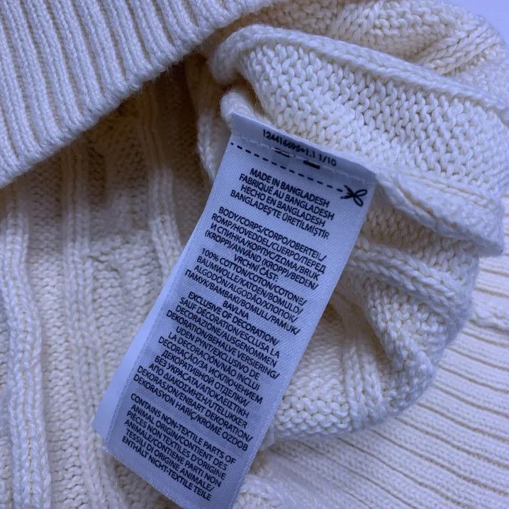 Polo Ralph Lauren Polo Ralph Lauren Men's White Pony Embroidered Knit Sweater Size US XXL / EU 58 / 5 - 4 Thumbnail
