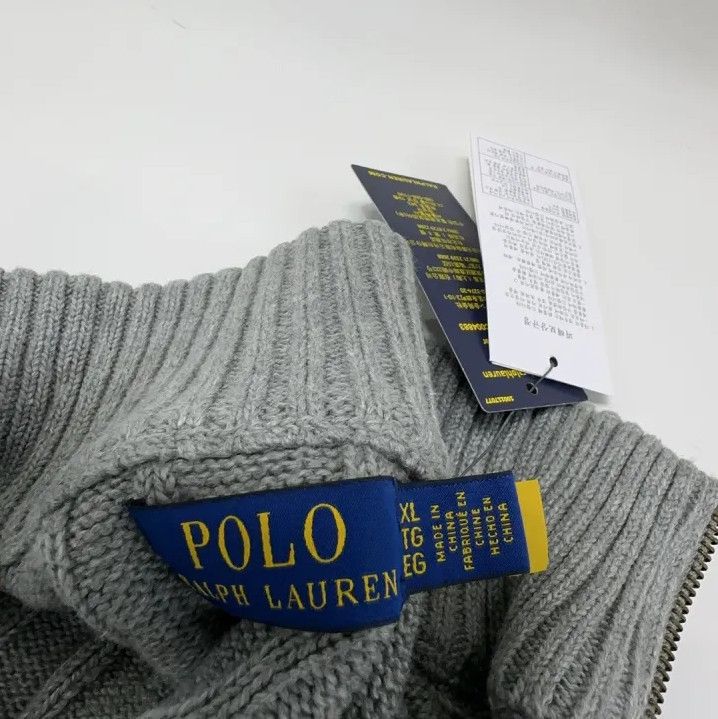 Polo Ralph Lauren Polo Ralph Lauren Pony Embroidered Cable-Knit Sweater Size US XL / EU 56 / 4 - 5 Thumbnail